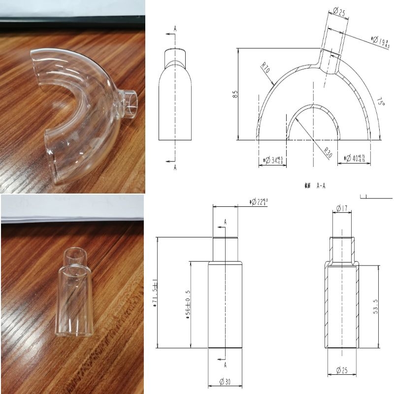水煙壺高硼矽玻璃直管 玻璃彎管 玻璃接頭成本價供應